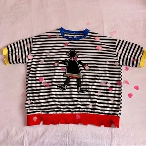 Striped Korean Tee ♡